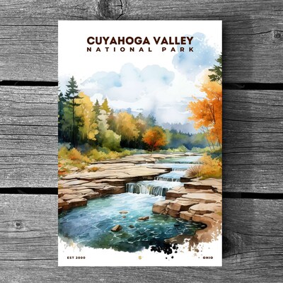 Cuyahoga Valley National Park Poster, Travel Art, Office Poster, Home Decor | S8 - image3